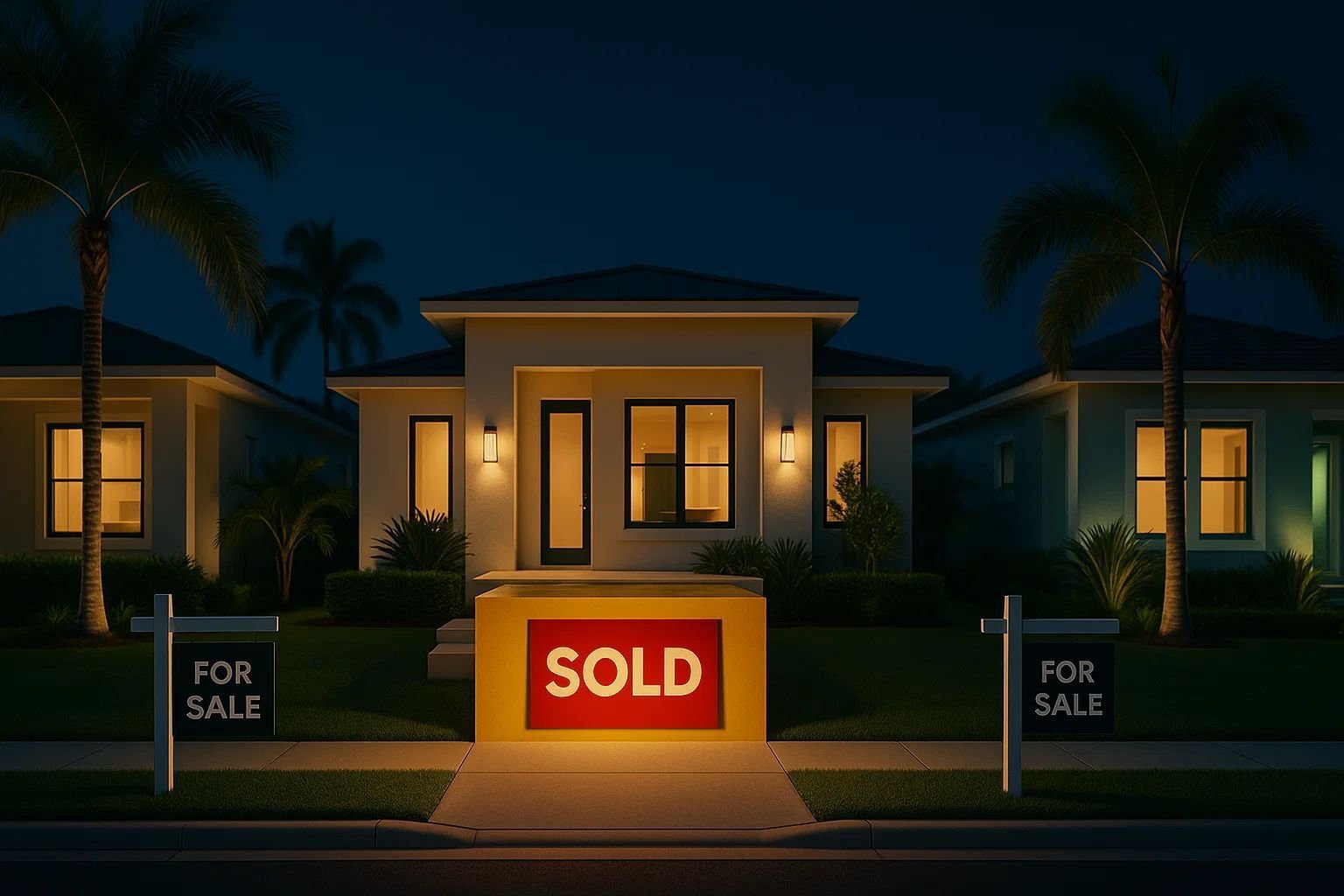 Home sold while nearby listings remain active